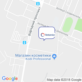 ВентСервіс на мапі