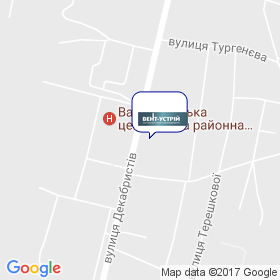 Вент Устрій на мапі