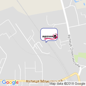 Видлуння А на карте Видлуння А на карте