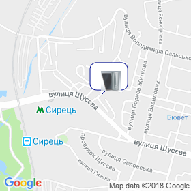Аквадом на мапі