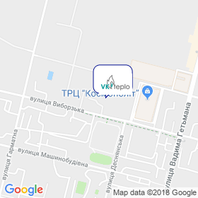ВК ТЕПЛО на мапі