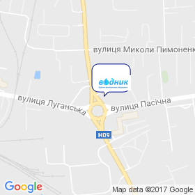 Водник на карте Водник на карте