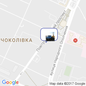 Водобур на мапі