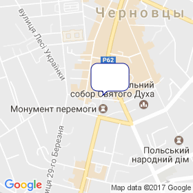 Черновцы-Водомер на карте Черновцы-Водомер на карте