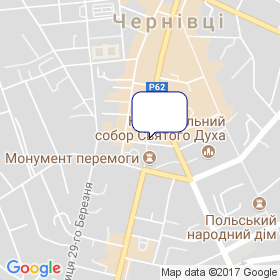 Чернівці-Водомір на мапі