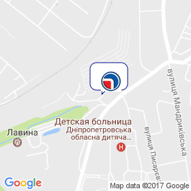 Водопад Днепр на карте Водопад Днепр на карте