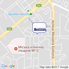 ВОДТЕХСЕРВІС на мапі