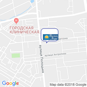 Восток Аква на мапі Восток Аква на мапі