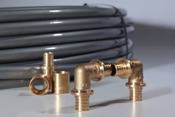 Трубы PEX-a и латунные фитинги  Heat-Pex (Израиль-Украина)