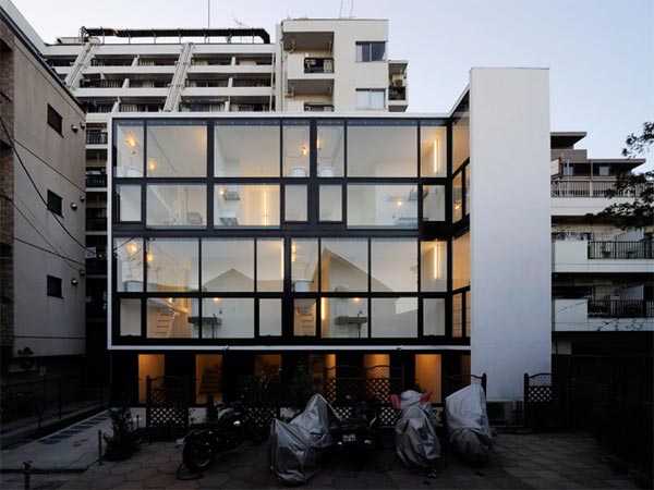 Квартиры-студии, Aat + Makoto Yokomizo Architects
