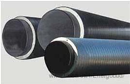 Труба стальная, теплоизолированная пенополиуретаном в ПЕ-оболочке, диаметром 32/90 – 1220/1400 мм.