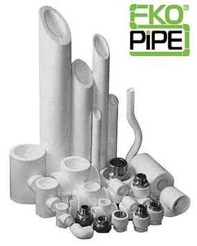 . Полипропиленовые трубы и фитинги EKOPIPE для воды и отопления (PPR)