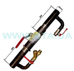 Байпас 40мм под кран в комплекте 200 мм