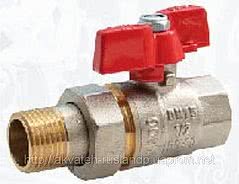 Шаровый кран 1/2» с американкой NEW PN40 FADO