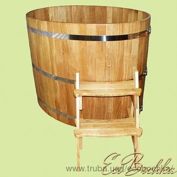 Овальная купель из дуба, деревянная ванна, купель для сауны цена, купить купель для бани, деревянная купель для бани.
