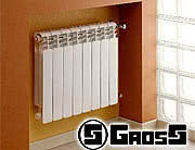 Радиатор алюминиевый Gross 500х80