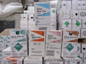 Фреон Suva 134a (R-134a) про-во DuPont, баллон 13,62 кг.