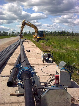 Будівництво і монтаж трубопроводів для систем поливу і зрошуванн