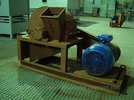 Установка для измельчения отходов древесины