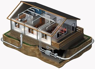 Geothermal cotedj &mdash; Рек-вент