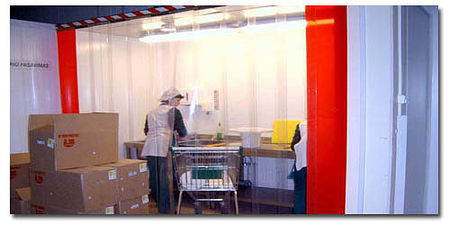 Пример использования как шумоподавляющей перегородки рабочего места на производстве или складе &mdash; Энерго-резерв