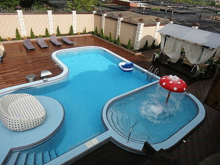 Двух модульный частный бассейн, г. Донецк