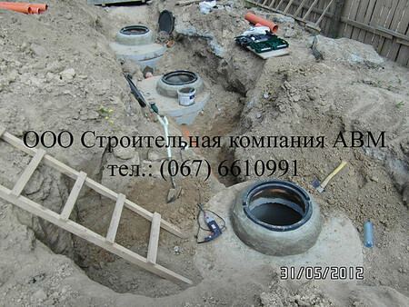 Септики из бетонных колец