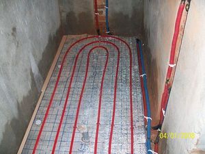 Система отопления, теплый пол, дом 600 кв.м., с. Крюковщина, Киевская обл. &mdash; Дана-Сервис