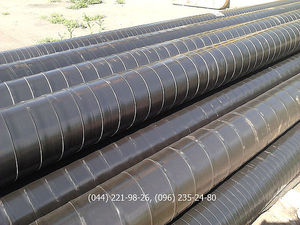 Труба изолированная термоусадочной лентой &mdash; ИФС