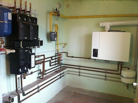 Топочная в нашем офисе.