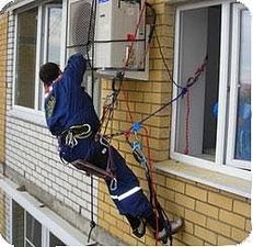 Работа монтажника и альпиниста. &mdash; РеалВент