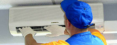 Монтаж внутреннего блока