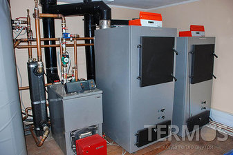 Каскад из 2-х пиролизных котлов Viessmann — Термос Каскад из 2-х пиролизных котлов Viessmann — Термос