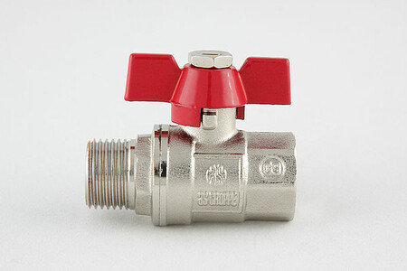 Кран шаровый НВ красная бабочка