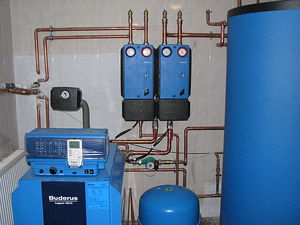 Топочная - пример трубной обвязки оборудования &mdash; СИТИ-ТЕРМ