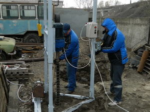 Бурение скважины Малой буровой &mdash; ВОДА ОСНОВА