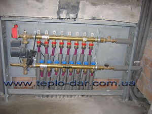 теплый пол - коллектор &mdash; Теплодар