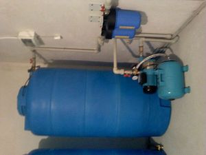 Насоная станция с баком запаса воды &mdash; ANYK GROUP