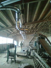 Клапанная аспирация надсилосного этажа Крыжопольского элеватора. &mdash; АЗОН