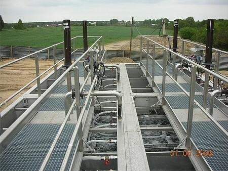 Вид сверху. Станция 500 м3/сутки