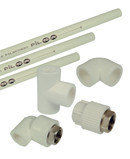 Пластиковые трубы и фитинги Pilsa. &mdash; Киселев