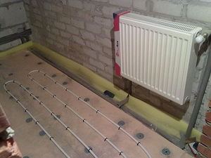 Теплый пол + установка радиатора &mdash; Климат-Вента