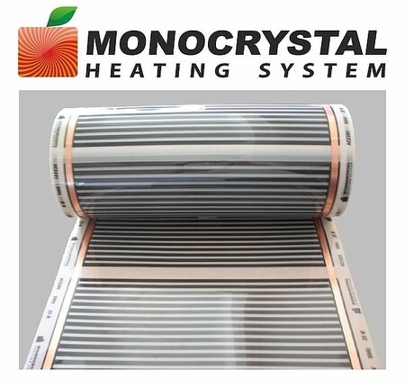 Теплый пол инфракрасный пленочный MONOCRYSTAL