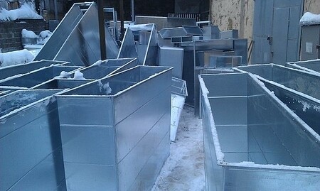 Воздуховоды и фасонные детали.