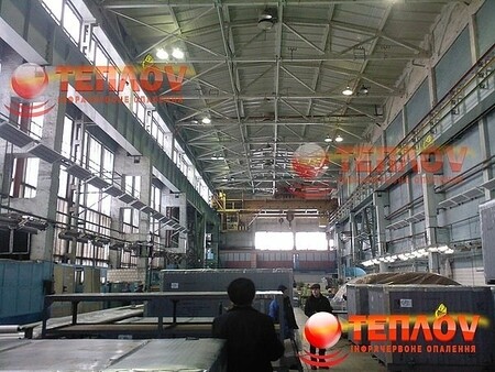 Отопление цеха, отопление склада, отопление производства, промышленного помещения, отопление ангара