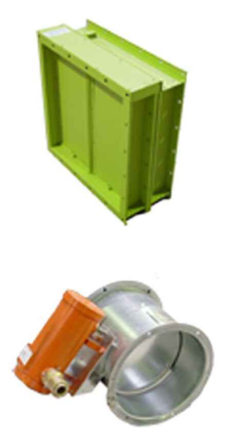 Клапаны противопожарные КПУ-1-2м.