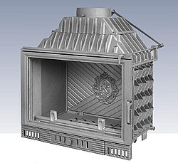 Чугунная каминная топка Kaw-Met W1 - 14kwt Чугунная каминная топка Каw-Met соответствует европейским нормативам качества. Производство Польша.
