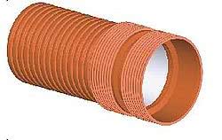 Труба ПП канализационная InCor д 250х3000 мм Sn8 (гофрированная)