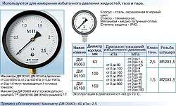 Манометр ДМ 05 Манометр ДМ 05