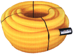 Труба дренажная из ПВХ (гофрированная, перфорированная) д. 110мм